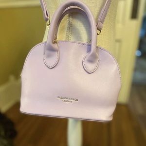 Purple handbag